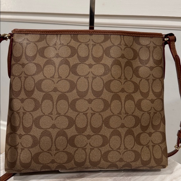 Coach Bag Signature File Brown Crossbody - Picture 7 of 17